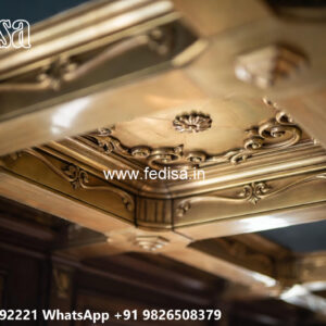 Wooden Classic Ceiling Design Parking Area False Ceiling Design No-12872