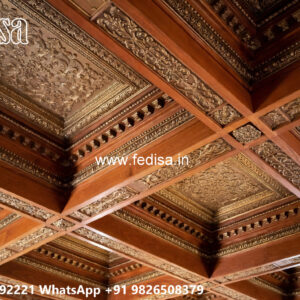 Wooden Classic Ceiling Design Latest Pop Design Without False Ceiling No-12883