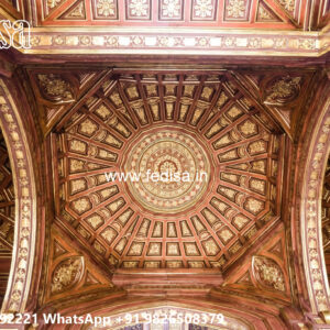 Wooden Classic Ceiling Design Plus Minus Pop Design For Square Room No-12885