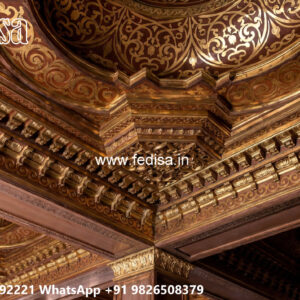 Wooden Classic Ceiling Design Pop Ceiling Design Star No-12892