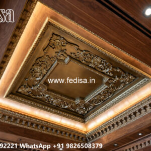 Wooden Classic Ceiling Design Pop Ke Color Ke Design No-12894