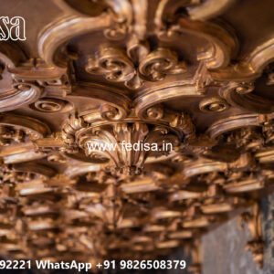 Wooden Classic Ceiling Design Pop Best Design 2026 No-12900