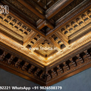 Wooden Classic Ceiling Design Room Pop Design Without Ceiling No-12902
