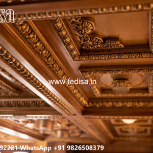 Wooden Classic Ceiling Design Makan Ki Pop Design No-12912
