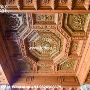 Wooden Classic Ceiling Design Pop Ceiling Design Without False Ceiling No-12914
