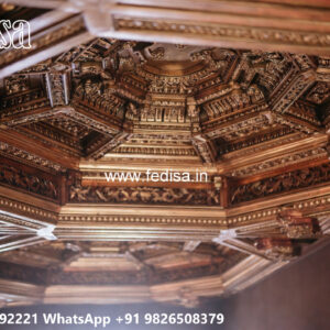 Wooden Classic Ceiling Design Pop Bedroom Design Simple No-12924