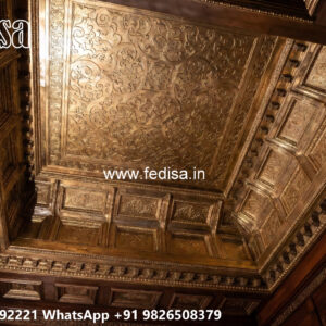 Wooden Classic Ceiling Design Pop Ke Design Sada No-12925