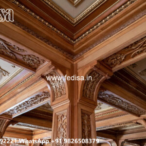 Wooden Classic Ceiling Design Down Ceiling Design Price No-12928