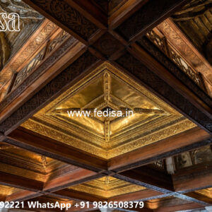 Wooden Classic Ceiling Design Readymade Pop Cornice No-12933
