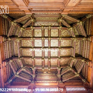 Wooden Classic Ceiling Design Ceiling Pop Sheet No-12934