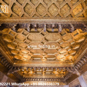 Wooden Classic Ceiling Design False Ceiling Without Pop No-12937