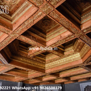 Wooden Classic Ceiling Design Pop New Ceiling Design No-12941