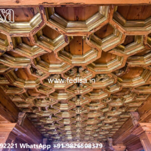 Wooden Classic Ceiling Design False Ceiling Design Types No-12956