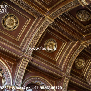 Wooden Classic Ceiling Design Kitchen Pop False Ceiling Design No-12960