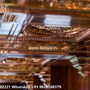 Wooden Classic Ceiling Design Plus Minus Pop Design No-12972