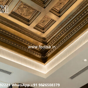 Wooden Classic Ceiling Design Simple Pop Design For Hall 2026 No-12976