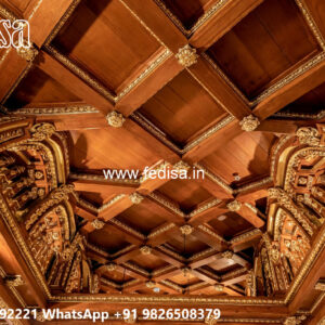 Wooden Classic Ceiling Design False Ceiling Design For Hall No-12980
