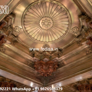 Wooden Classic Ceiling Design Pop Ke Design No-12989