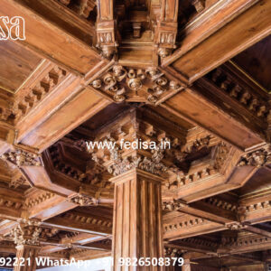 Wooden Classic Ceiling Design Pop Design For Bedroom 2026 No-12994