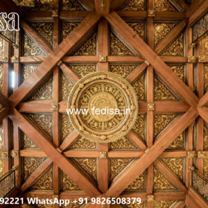Wooden Classic Ceiling Design Forsling Design No-12997