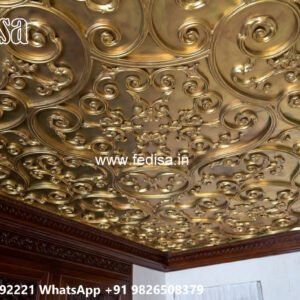 Wooden Classic Ceiling Design Pop Design For Living Room No-13006