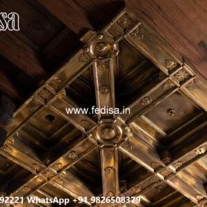 Wooden Classic Ceiling Design False Ceiling Design For Living Room No-13009