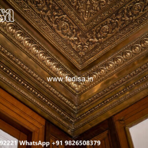 Wooden Classic Ceiling Design Pop Ka Design No-13014