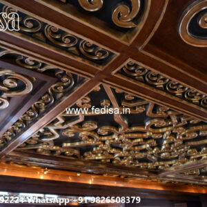 Wooden Classic Ceiling Design Modern Ceiling Design For Living Room 2026 No-13020