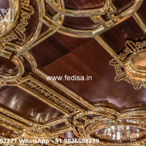 Wooden Classic Ceiling Design Latest False Ceiling Design No-13030