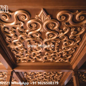 Wooden Classic Ceiling Design Office Ceiling Design No-13066