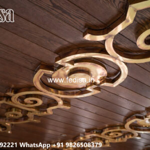 Wooden Classic Ceiling Design Ceiling Wallpaper Design No-13069