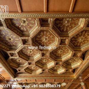Wooden Classic Ceiling Design Down Ceiling Design For Bedroom No-13070