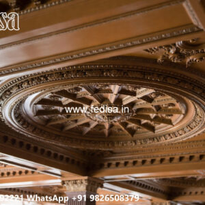 Wooden Classic Ceiling Design Gypsum Ceiling Design 2026 No-13083