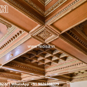Wooden Classic Ceiling Design Kitchen False Ceiling Design No-13091