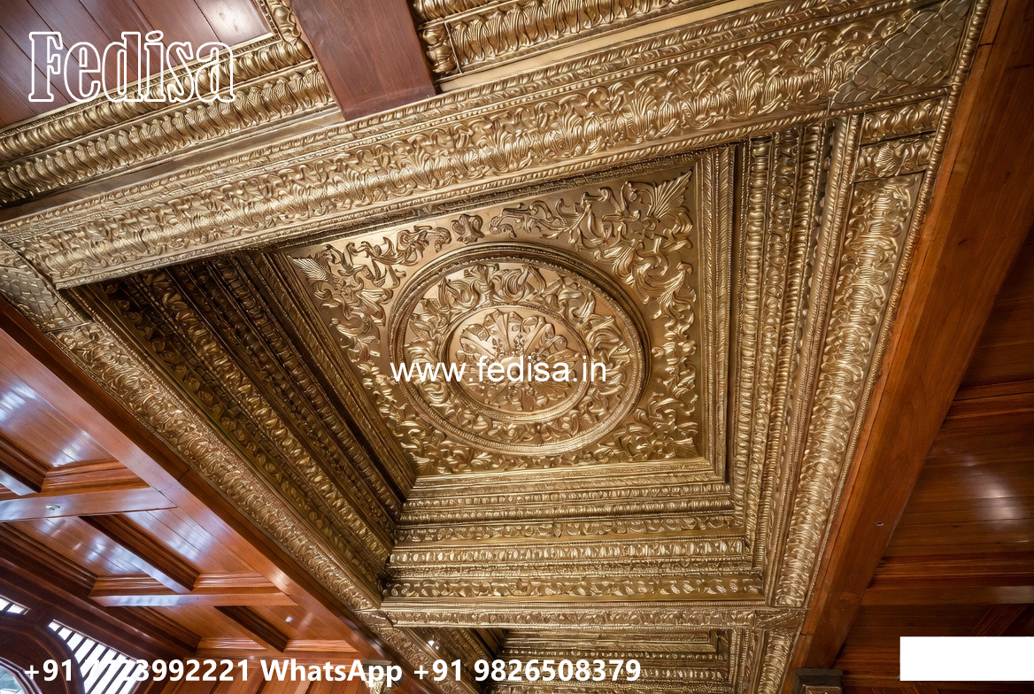 Wooden Classic Ceiling Design Plaster Of Paris Design No-13105