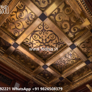 Wooden Classic Ceiling Design House Pop Design No-13109
