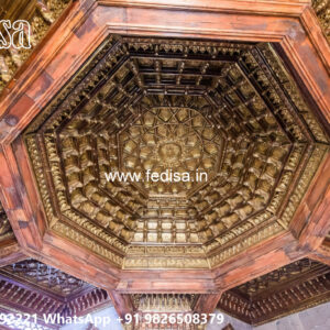 Wooden Classic Ceiling Design Gypsum Board Ceiling Design No-13123
