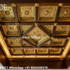 Wooden Classic Ceiling Design Balcony Ceiling Design No-13127