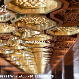 Wooden Classic Ceiling Design Pvc Ceiling Design For Hall No-13129