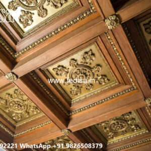 Wooden Classic Ceiling Design Pop Design 2026 No-13130