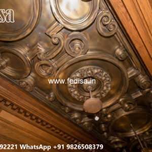 Wooden Classic Ceiling Design Wall Ceiling Design For Hall No-13145