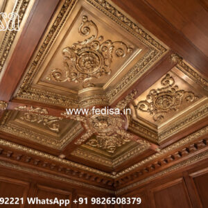 Wooden Classic Ceiling Design Cove Light Ceiling Design No-13148
