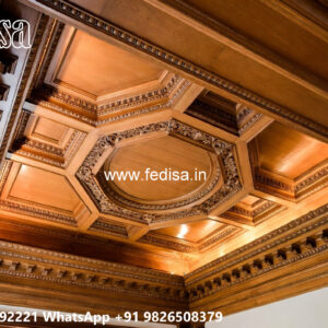 Wooden Classic Ceiling Design Plus Minus Pop Design For Room No-13152