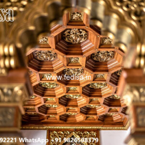 Wooden Classic Ceiling Design Pop Ceiling Design For Bedroom No-13154