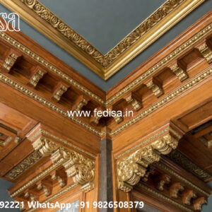 Wooden Classic Ceiling Design Master Bedroom Ceiling Design Ideas No-13159