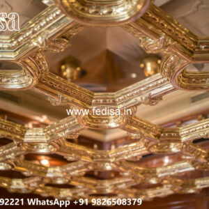 Wooden Classic Ceiling Design False Ceiling For Living Room No-13161