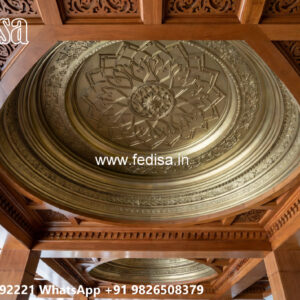 Wooden Classic Ceiling Design Fiber Ceiling Design No-13167