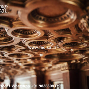 Wooden Classic Ceiling Design Car Porch Ceiling Design No-13172