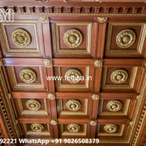 Wooden Classic Ceiling Design Plain Ceiling Design No-13174