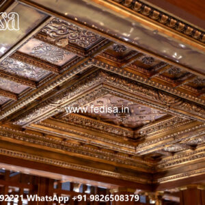 Wooden Classic Ceiling Design False Ceiling Design 2026 No-13182